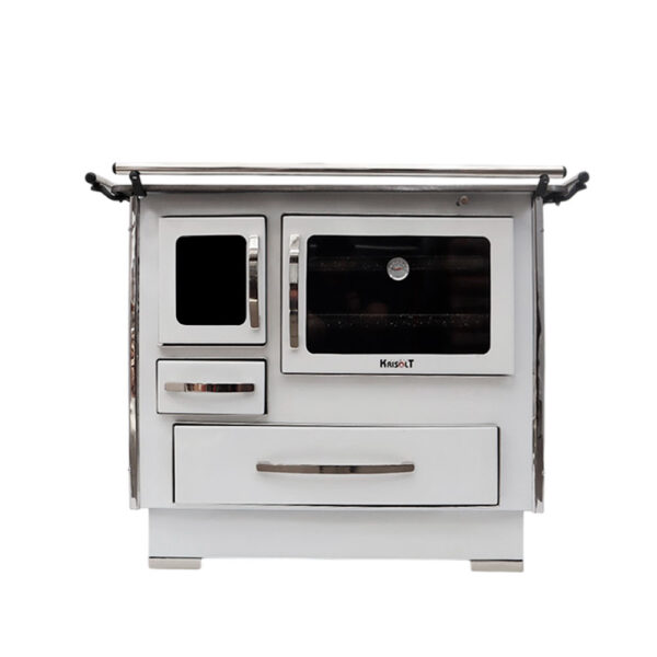 Cocina a Leña 4P Modelo Alpes Alta 102x72 Blanco