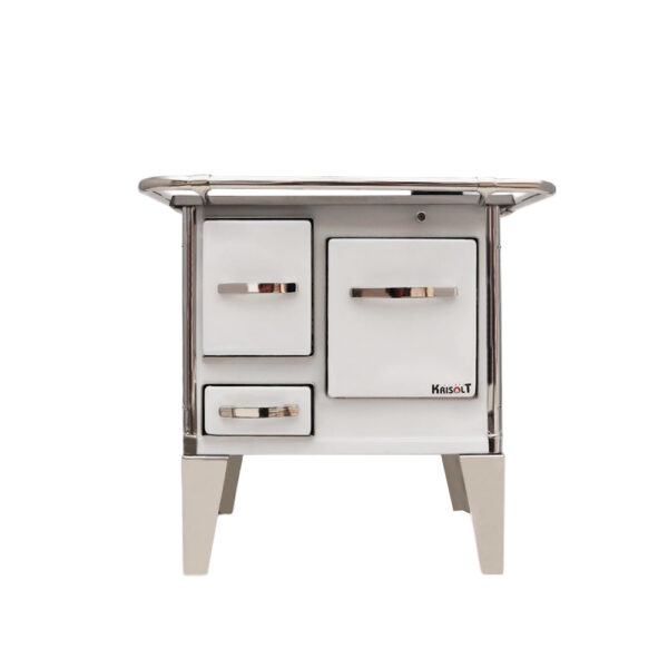 Cocina a Leña 3P Berna 65x46  Color Blanco