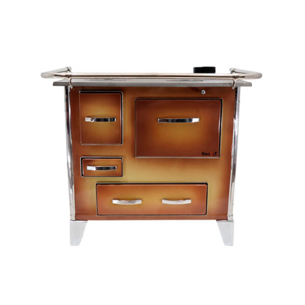 Cocina a Leña 4P  Basilea 92x62 Color Difumado