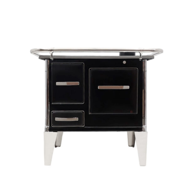 Cocina a Leña 4P Berna  72x56 color Negro