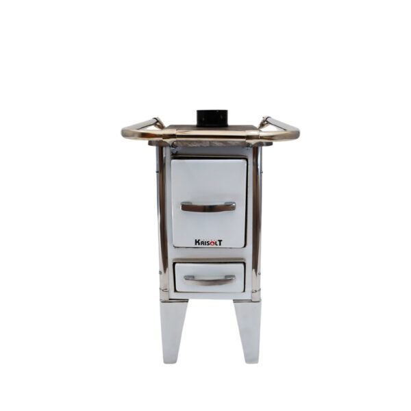 Cocina a leña enlozada 1P DAVOS  55x35cm color Blanco