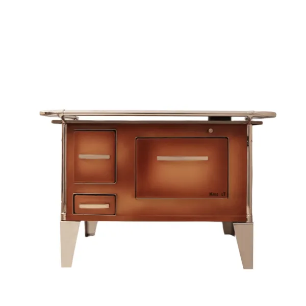 Cocina a leña enlozada 4P Berna  102x72cm Difumada