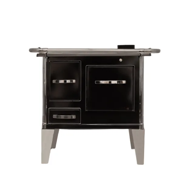 Cocina a Leña 3P Berna 72x46 Color Negro