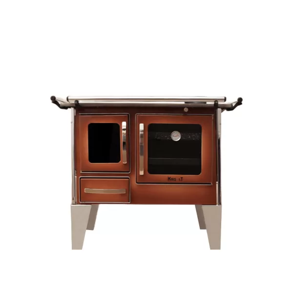 Cocina a Leña 4P Alpes Baja  82x56  Difumada