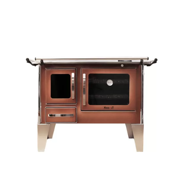 Cocina a Leña 4P Alpes Baja  92x62  Difumada